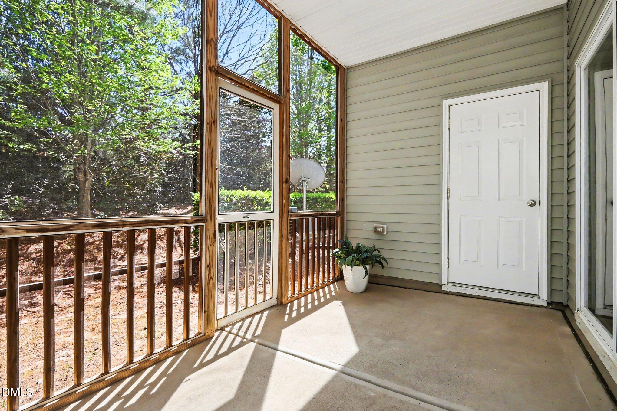 2409 Memory Ridge Drive Raleigh, NC 27606 - Photo 26 of 36 a view of a balcony with chair