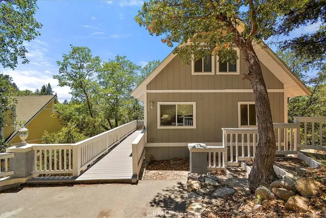 a view of a chairs with a small yard