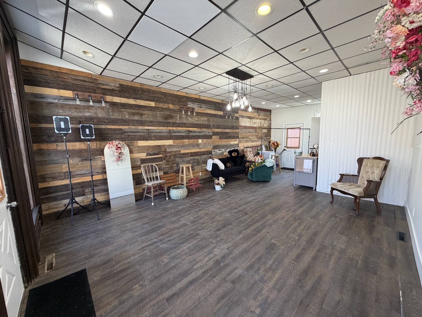 13 East Market Street Shannon, IL 61078 - Photo 5 of 13 a view of empty room with wooden floor and furniture