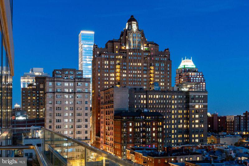 1706 Rittenhouse Square, Unit 801 Philadelphia, PA 19103 - Photo 37 of 48 Living Room Night View