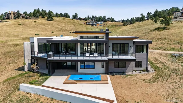 a view of a lake with a mountain