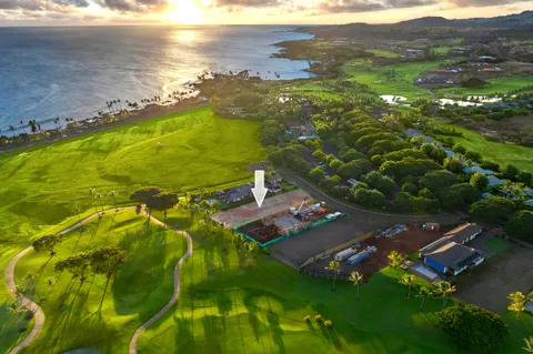 a view of an ocean from a building