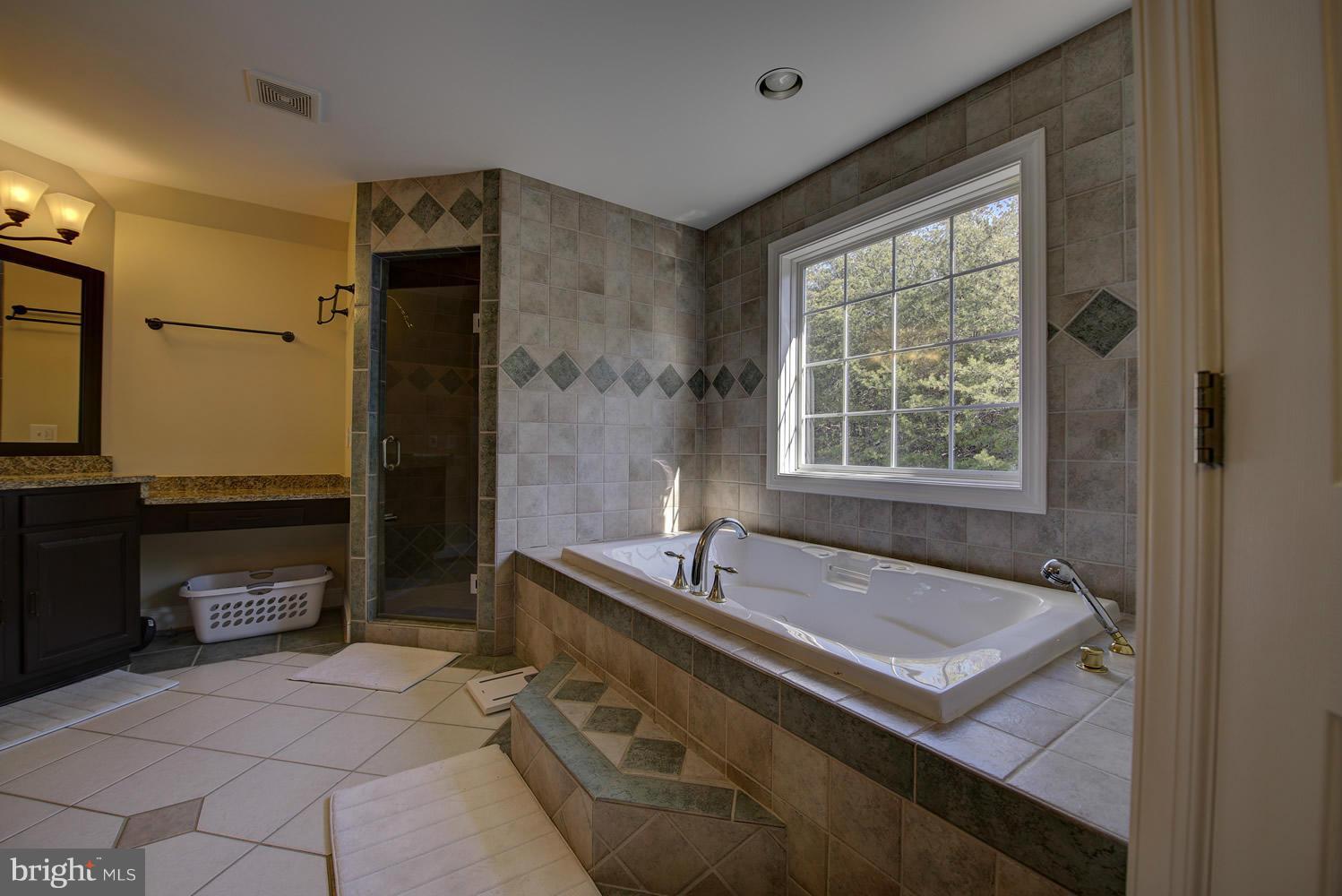 5327 Pond Mountain Road Broad Run, VA 20137 - Photo 17 of 30 Owners Bath with jetted tub and separate vanities