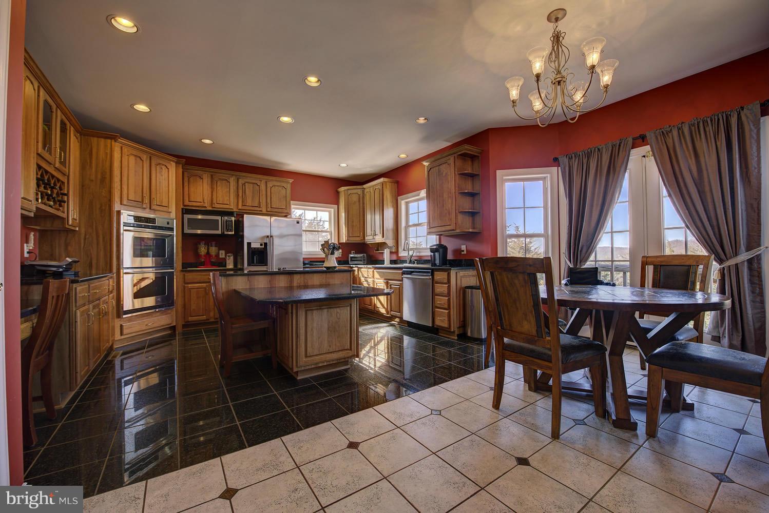 5327 Pond Mountain Road Broad Run, VA 20137 - Photo 10 of 30 Gourmet Kitchen with Mountain Views