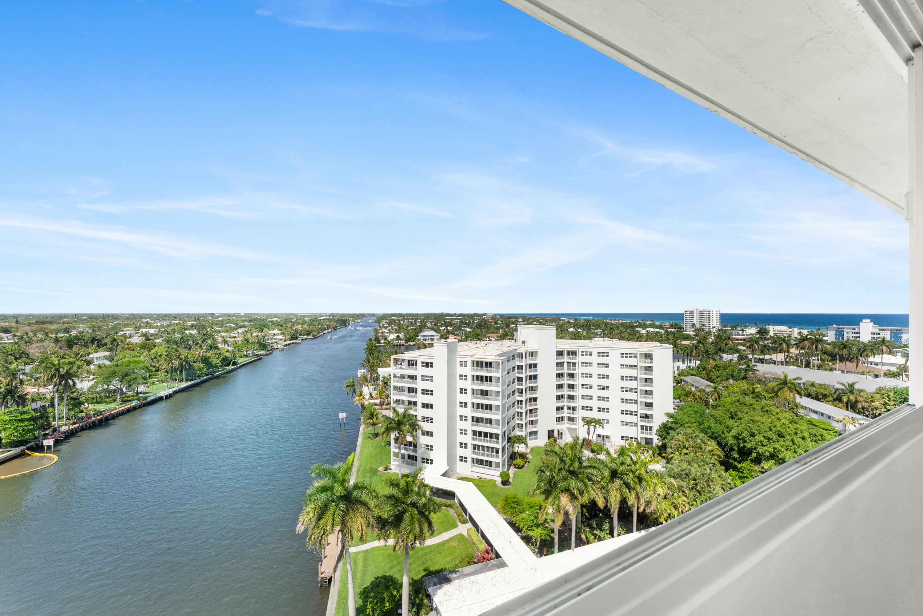 50 E Road, Unit 12A Delray Beach, FL 33483 - Photo 16 of 47 a view of a lake from a balcony