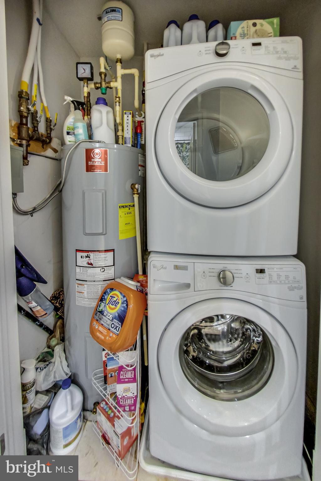 819 D Street Northeast, Unit 7 Washington, DC 20002 - Photo 13 of 20 a utility room with dryer and washer