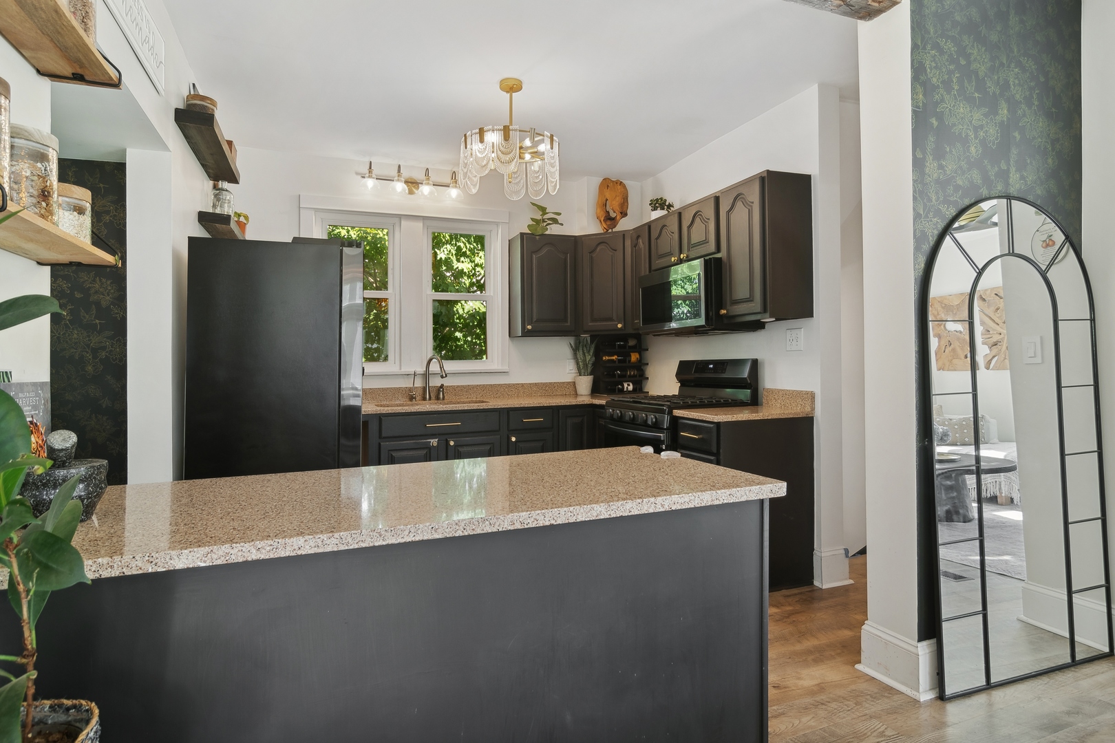 114 Harrison Street Barrington, IL 60010 - Photo 13 of 34 a kitchen with a refrigerator and a sink