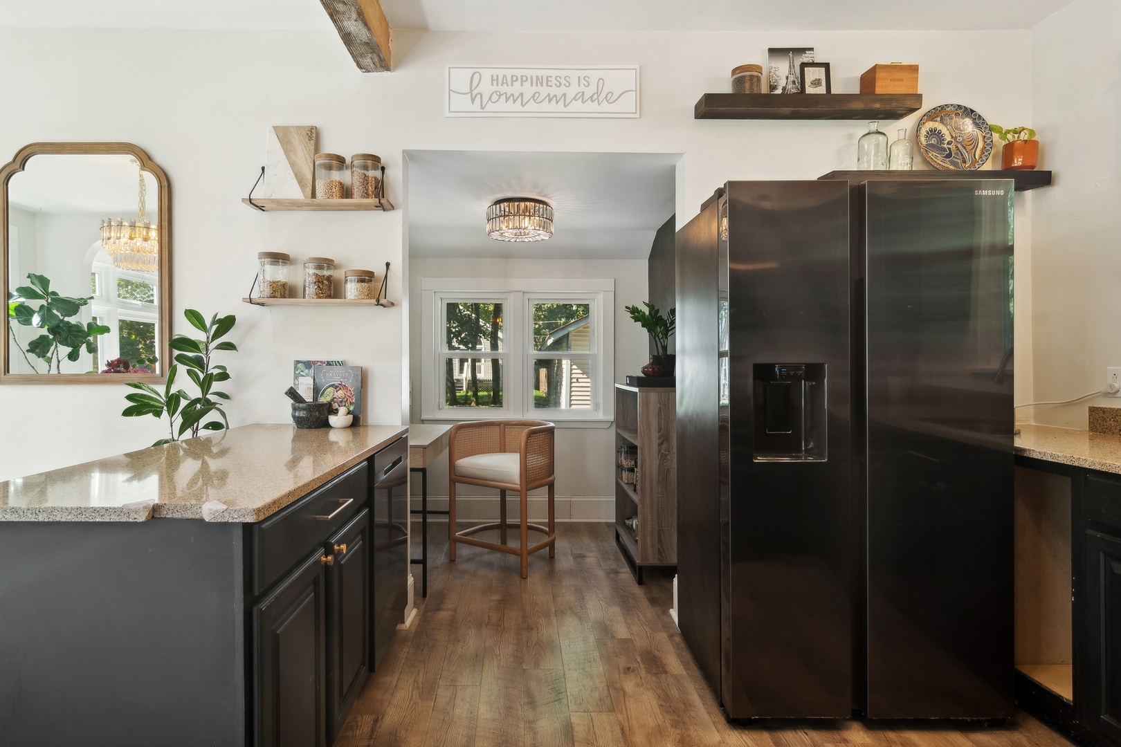 114 Harrison Street Barrington, IL 60010 - Photo 15 of 34 a kitchen with refrigerator and car