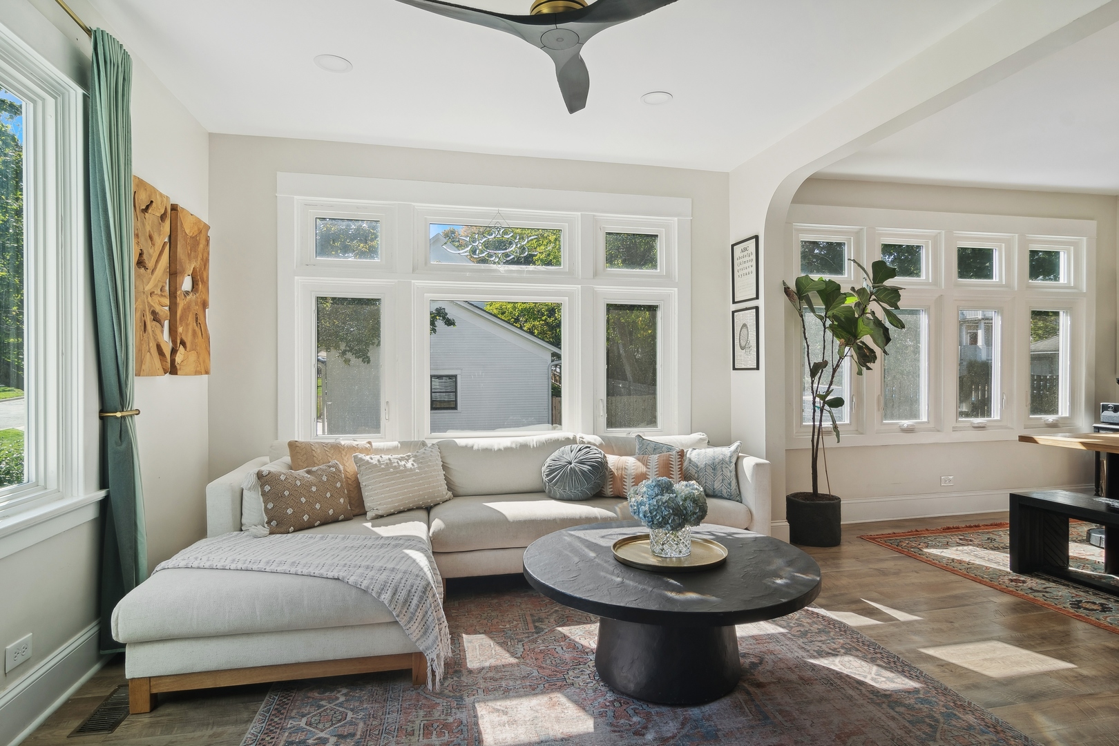 114 Harrison Street Barrington, IL 60010 - Photo 9 of 34 a living room with furniture and a large window