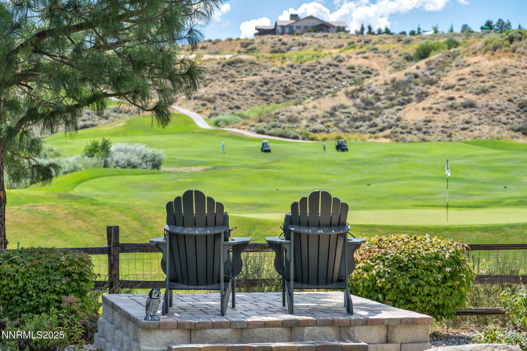 8200 Antler Pointe Court Reno, NV 89523 - Photo 9 of 36 a view of a garden with an outdoor seating