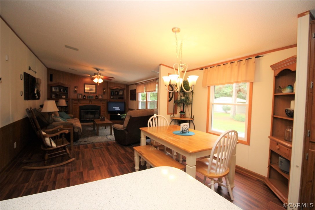 4278 Dorrell Road Aylett, VA 23009 - Photo 6 of 34 a dining room with furniture and window