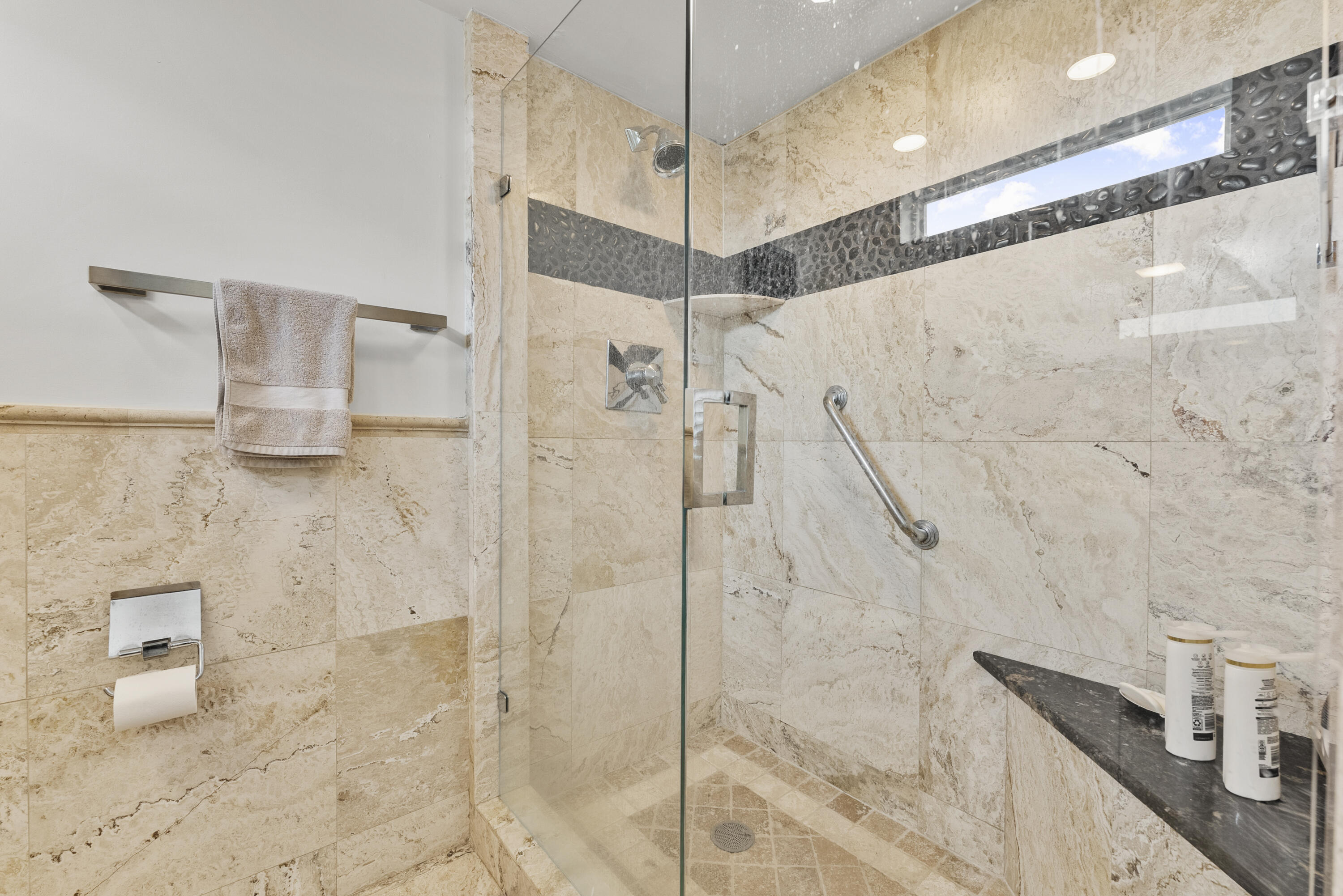 1202 Hillsboro Mile, Unit 2A Hillsboro Beach, FL 33062 - Photo 21 of 54 a bathroom with a shower