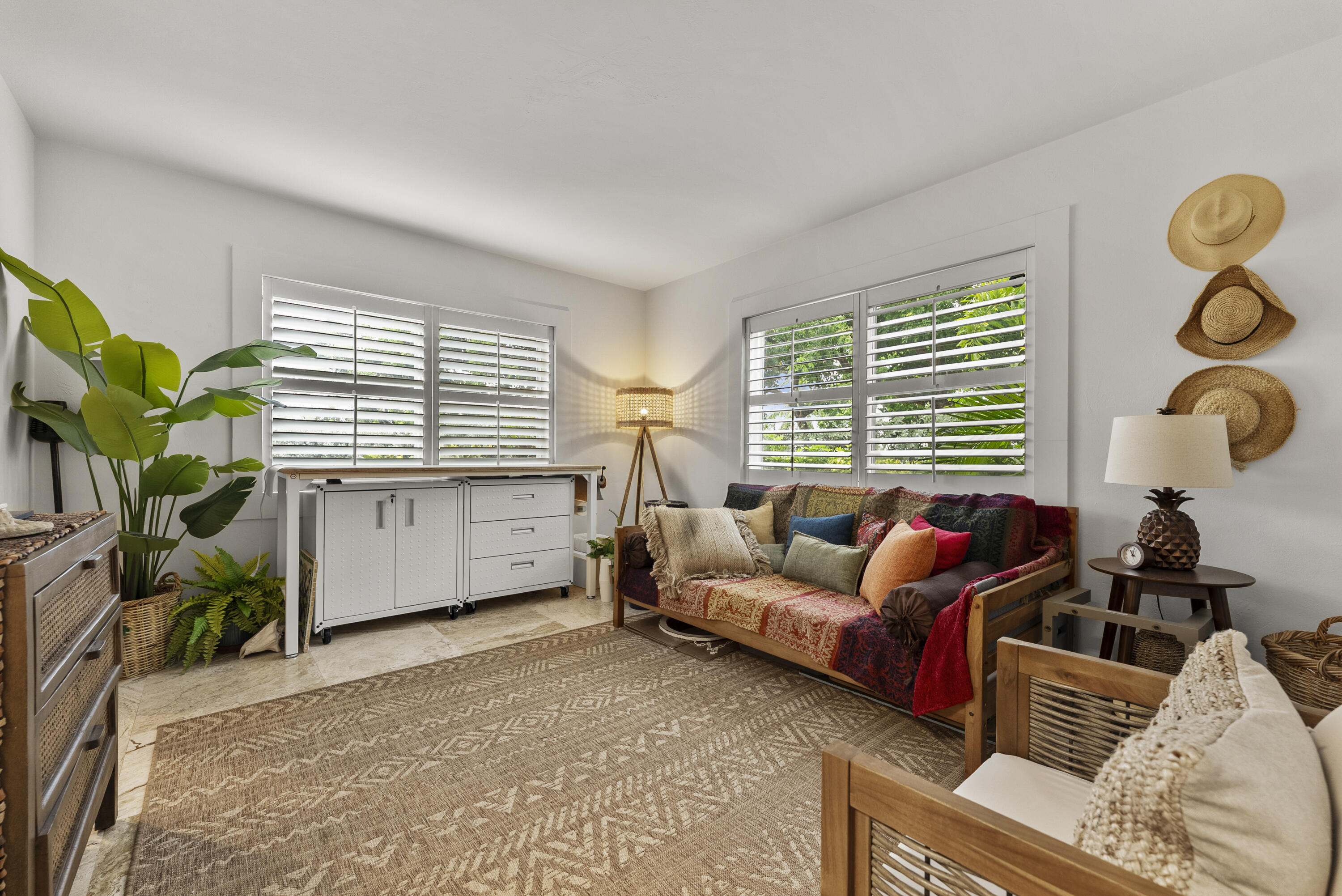 1202 Hillsboro Mile, Unit 2A Hillsboro Beach, FL 33062 - Photo 26 of 54 a living room with furniture and a large window