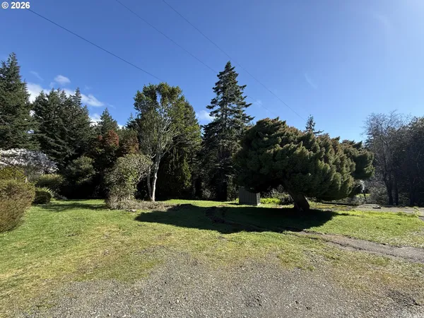 a view of patio with a yard