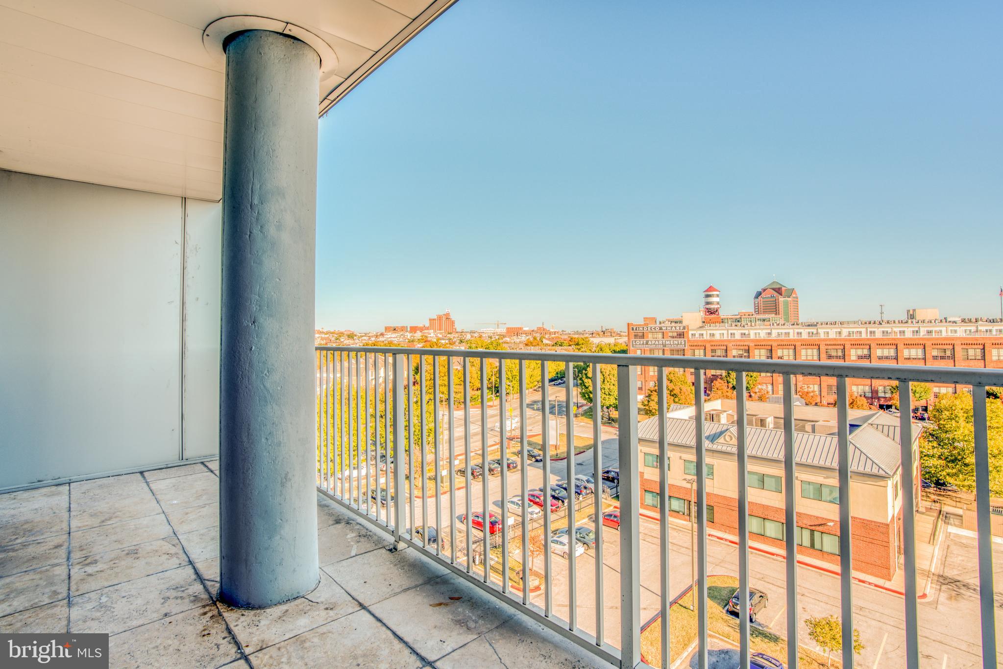 2702 Lighthouse Point East, Unit 626 Baltimore, MD 21224 - Photo 46 of 60 Balcony with city and water views