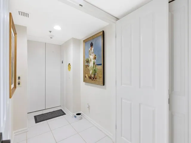 a view of an entryway door