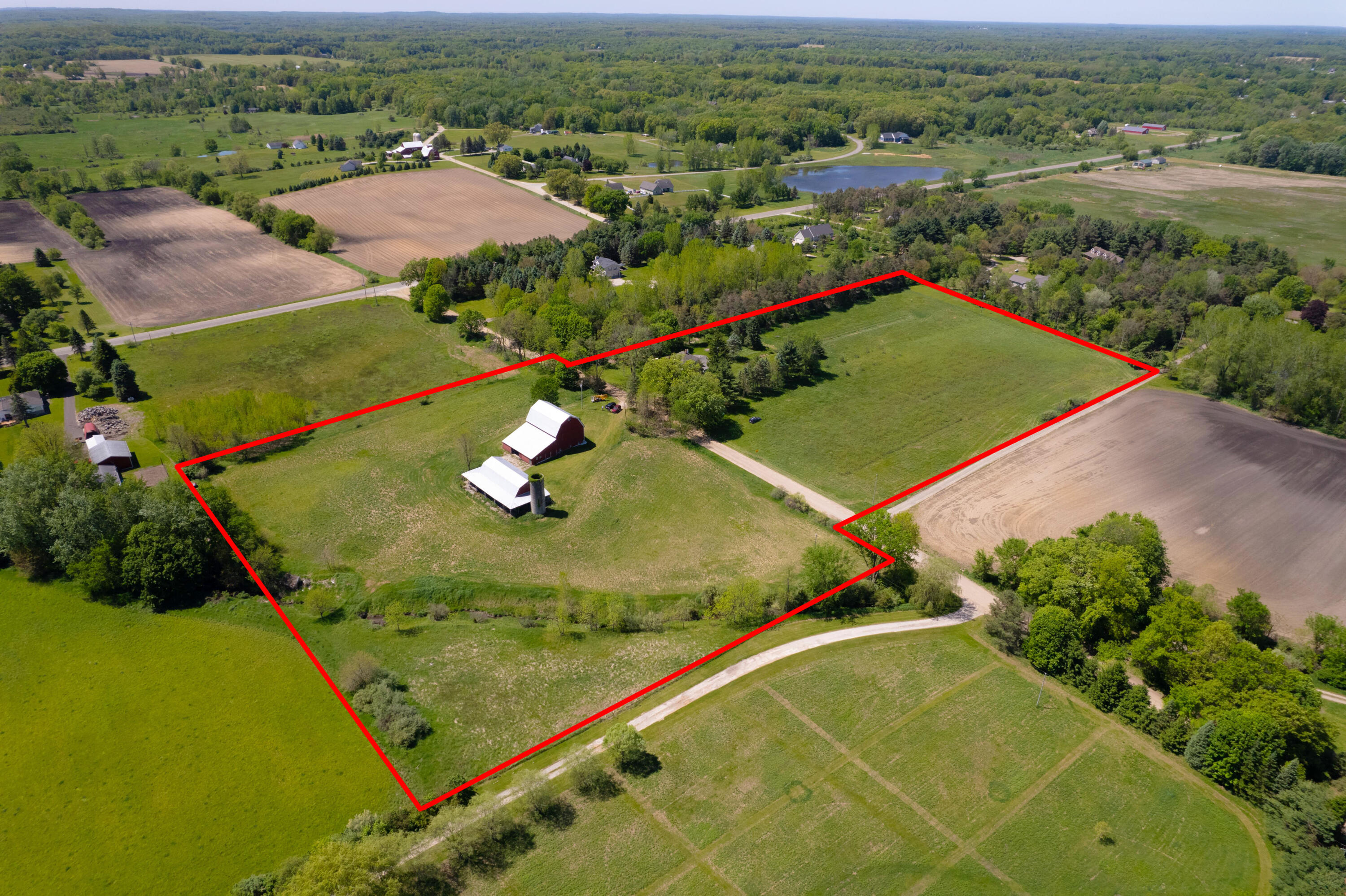 15610 Arnold Road Gregory, MI 48137 - Photo 85 of 90 Drone outline 2