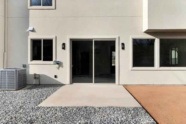 a house view with a outdoor space