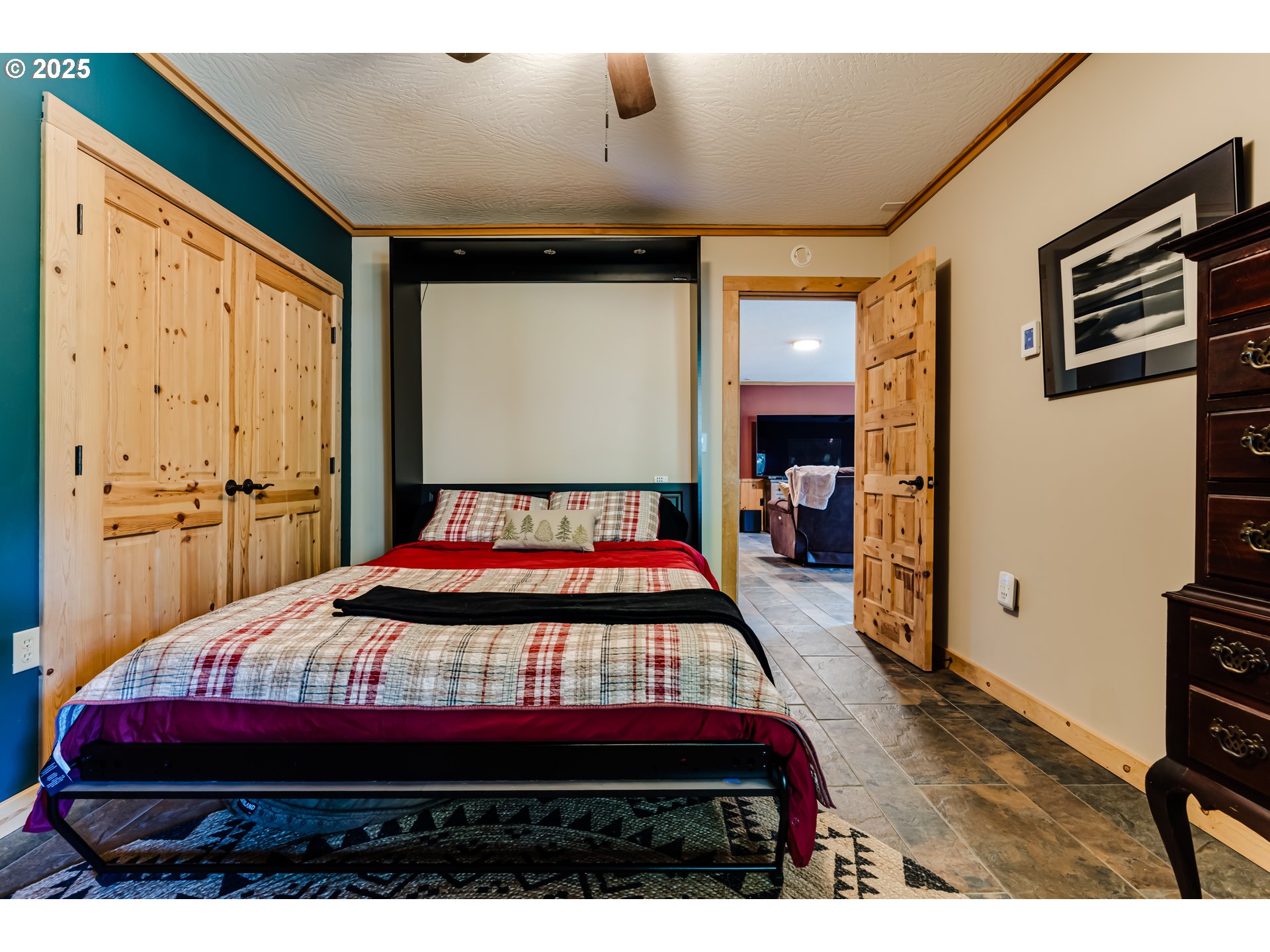 86561 R.R. Baker Road Springfield, OR 97478 - Photo 16 of 47 a bedroom with a bed and a view of bedroom