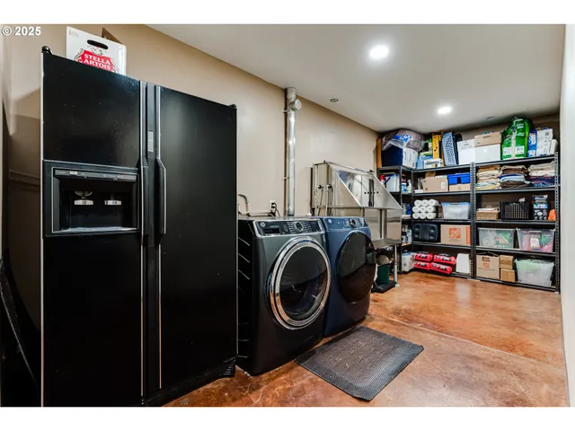 a view of a bike garage