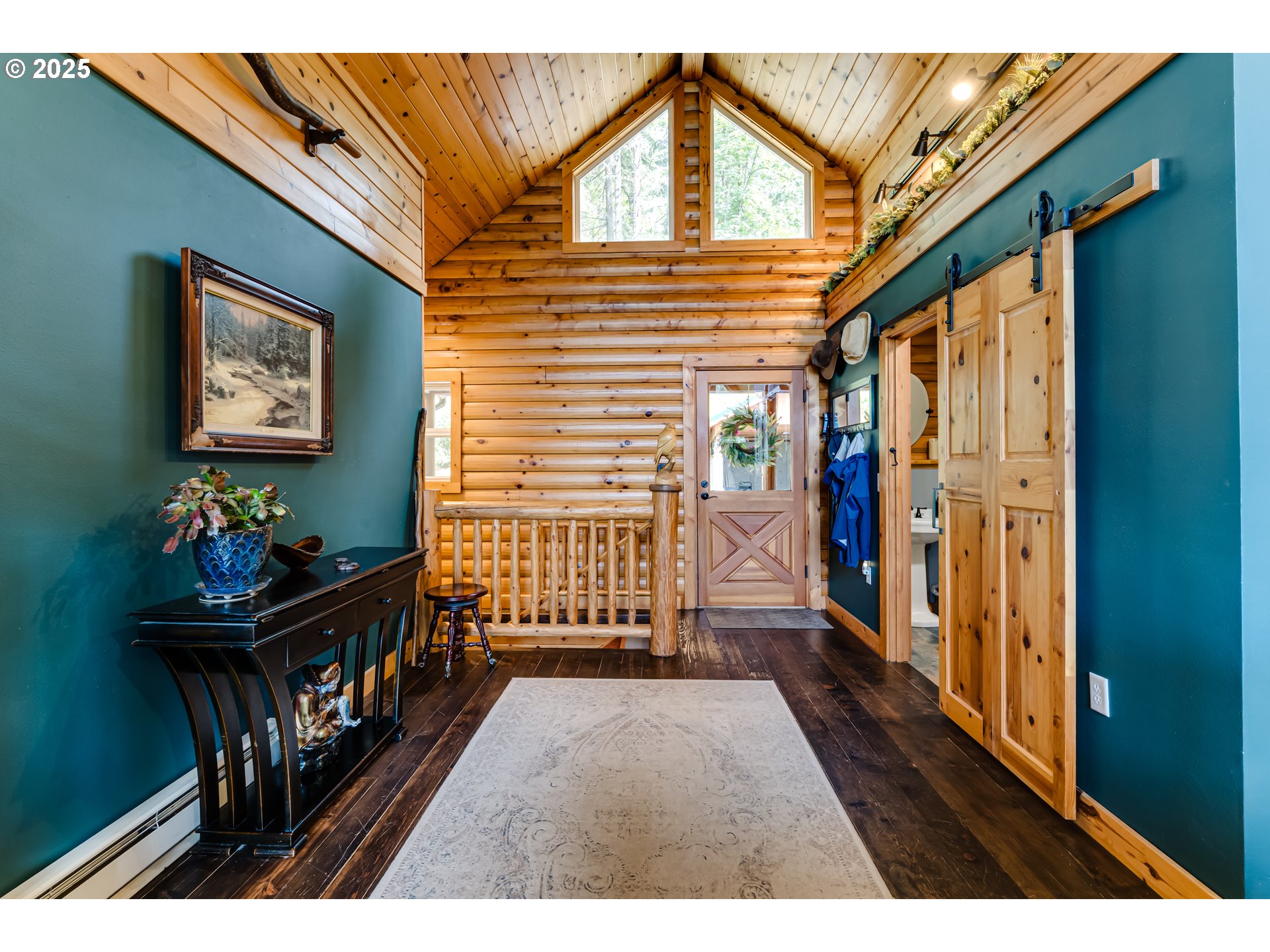 86561 R.R. Baker Road Springfield, OR 97478 - Photo 6 of 47 a view of a porch with wooden floor