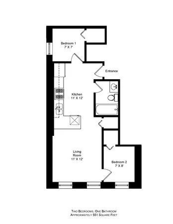 $1,500 | 2117 West 18th Street, Unit 2F, Chicago, IL 60608