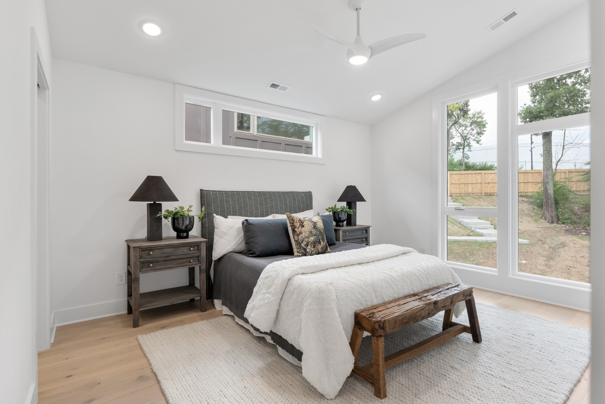 3025 Edwin Street Nashville, TN 37207 - Photo 25 of 48 a bedroom with a large bed and a window