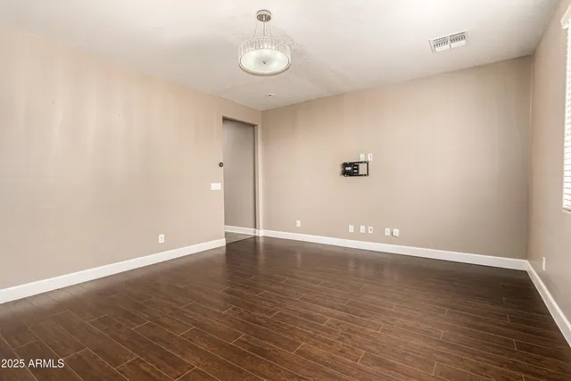 wooden floor in an empty room