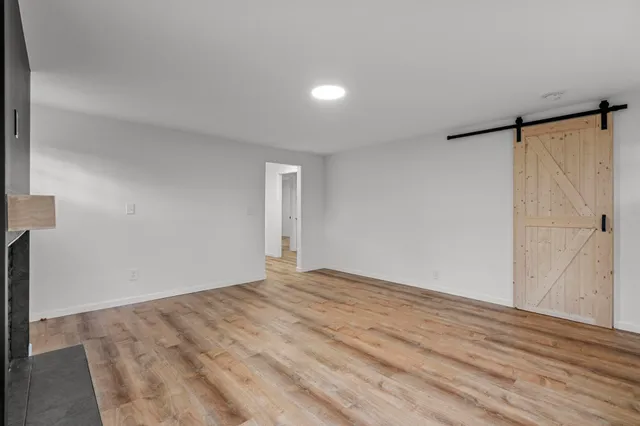 wooden floor in an empty room