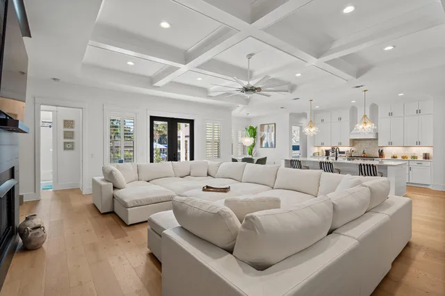 a kitchen with stainless steel appliances a refrigerator and cabinets