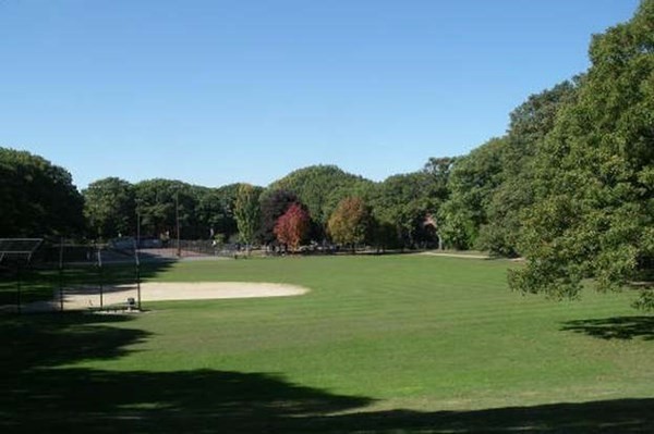 20 Strathmore Road, Unit 2 Brookline, MA 02445 - Photo 26 of 28 a view of a golf course with a lake