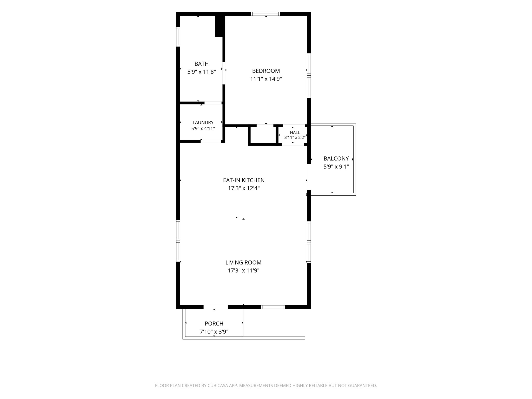 4618 McEwen Street Houston, TX 77009 - Photo 39 of 39 Floor plan - garage apartment.