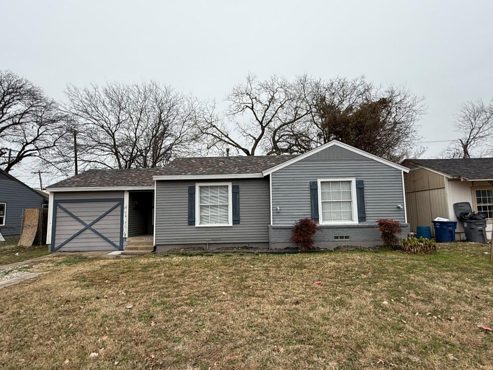 8015 North Reno Court Dallas, TX 75217 - Photo 1 of 1 Ranch-style home with a front lawn