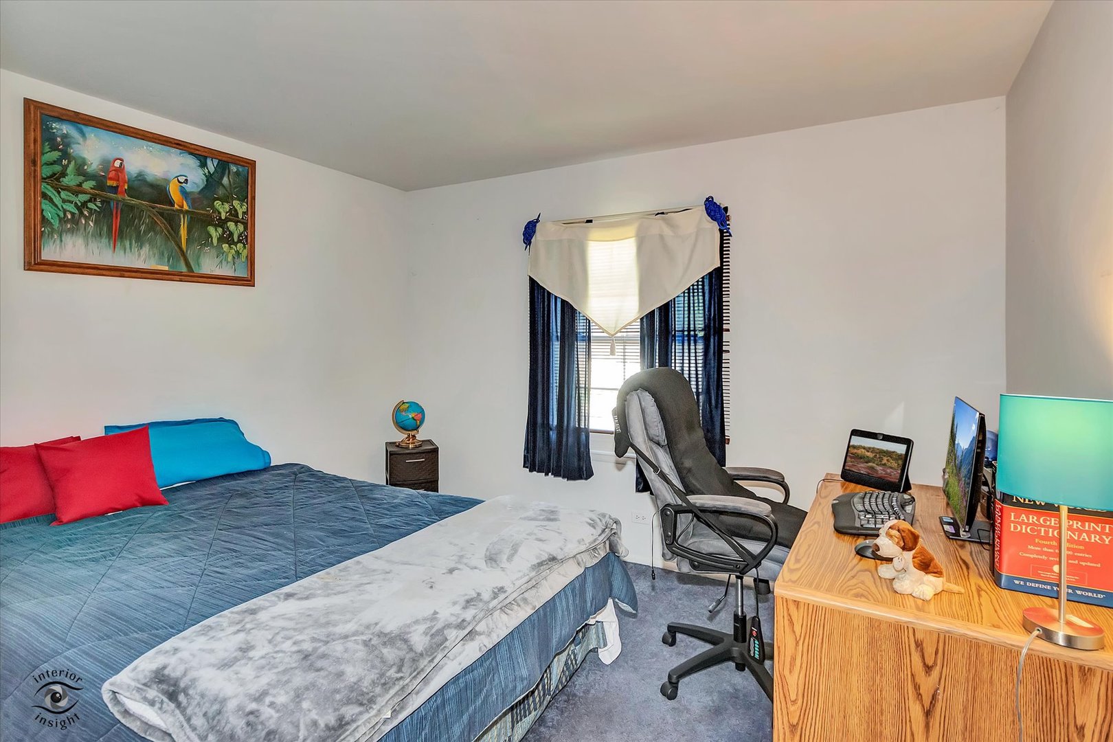 3257 Magnolia Drive Markham, IL 60428 - Photo 15 of 26 a bedroom with bed and a flat screen tv