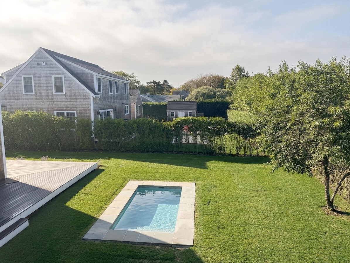 8 Sconset Avenue Nantucket, MA 02554 - Photo 35 of 45 Back Yard & Pool