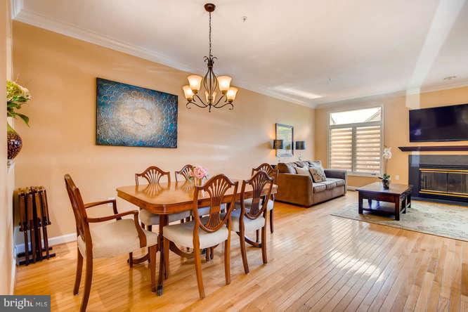 109 Lancefield Road Baltimore, MD 21209 - Photo 9 of 30 DINING ROOM & LR W/ CROWN MOLDINGS
