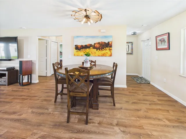 a view of a bathroom from the hallway