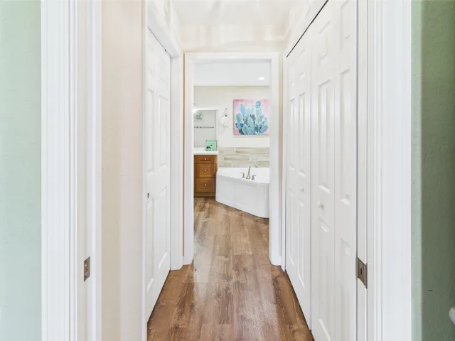 front view of a house with a garden