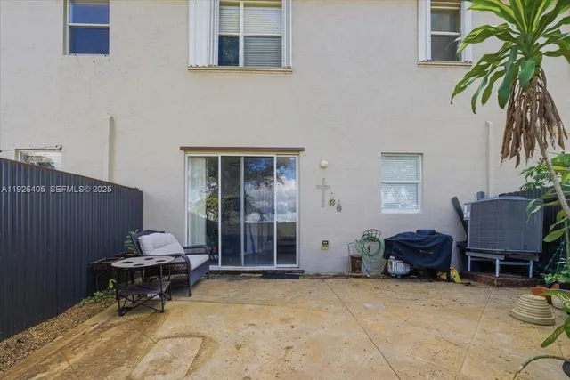 a outdoor space with furniture and a couch