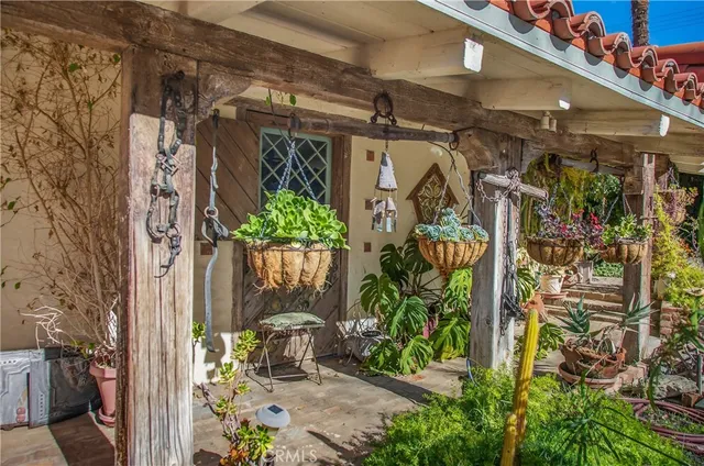 a view of path along with plant