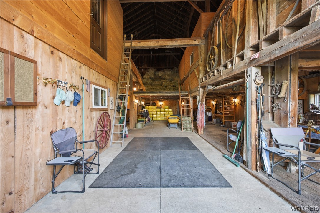 9788 Clarksburg Road Eden, NY 14057 - Photo 37 of 49 Barn with room for animal care & supplies/storage