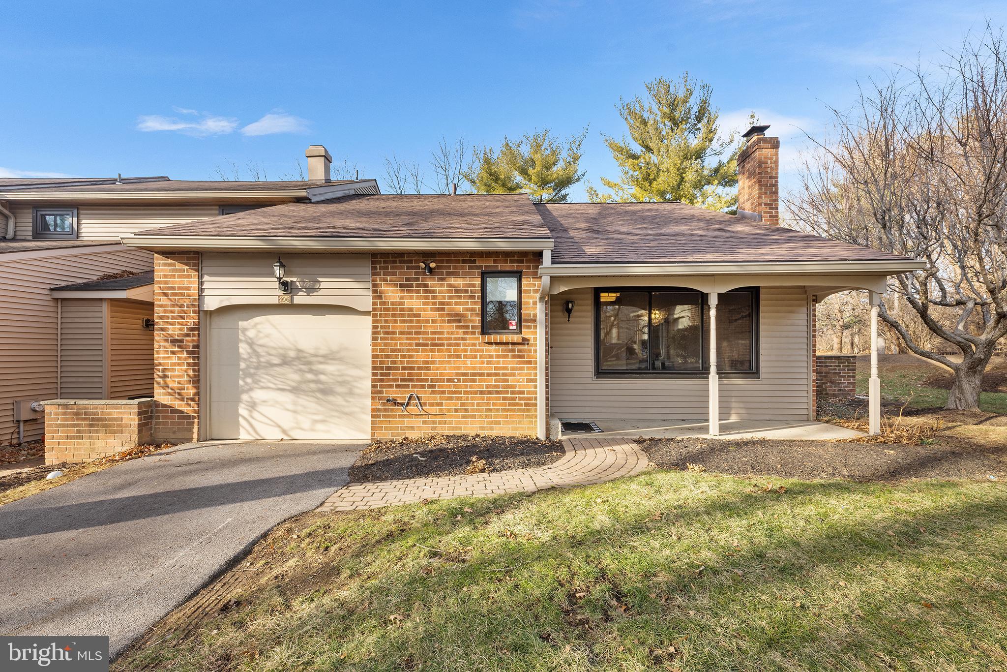 Front Exterior - End Unit Townhome