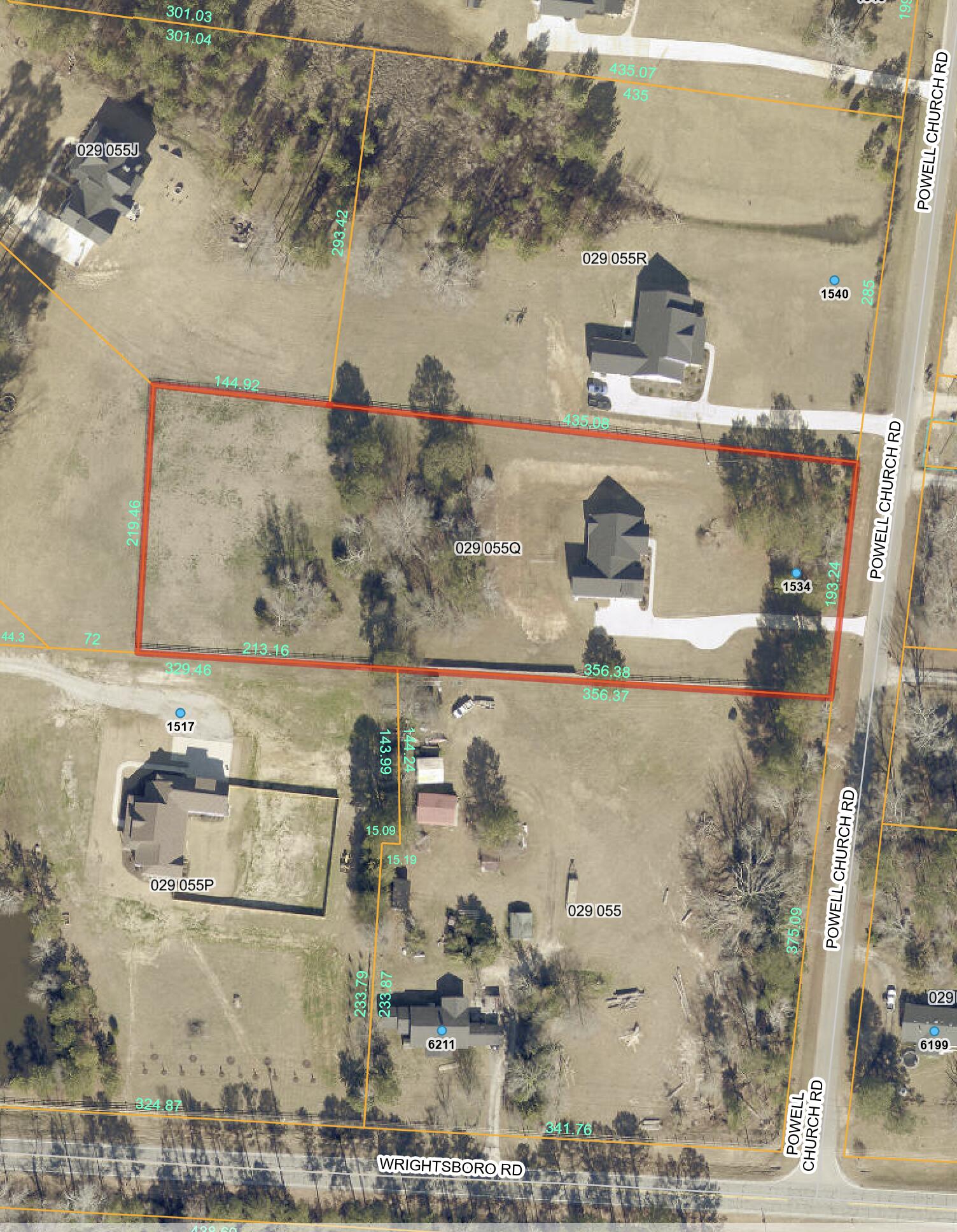 1534 Powell Church Road Harlem, GA 30814 - Photo 45 of 47 Lot Dimensions