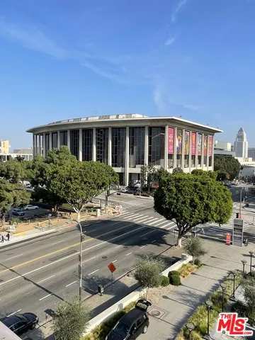 a view of a building with many windows