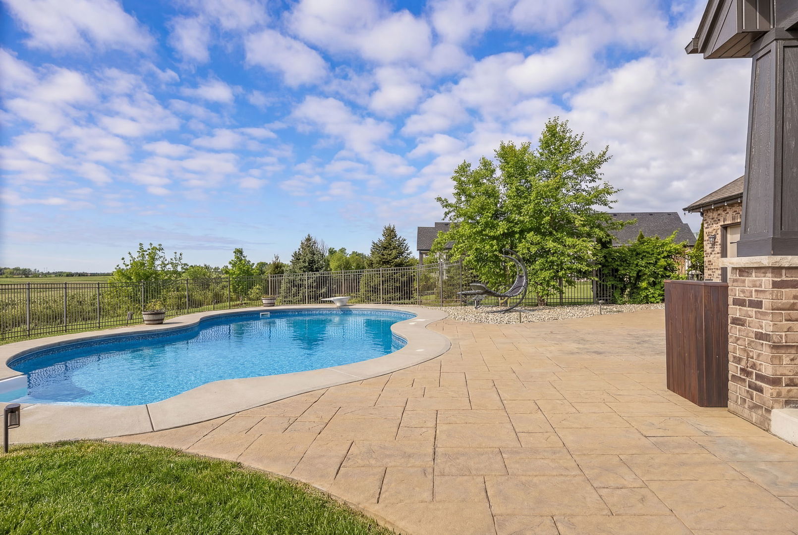 12549 Old Farm Road Manhattan, IL 60442 - Photo 6 of 66 a view of outdoor space yard and mountain view in back