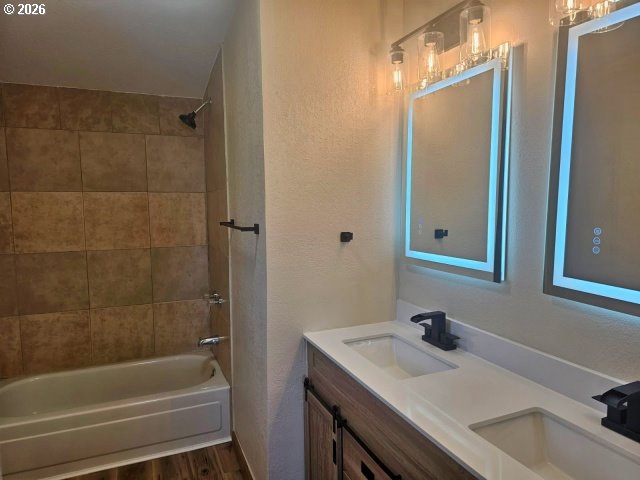 591 Southeast Carroll Street Winston, OR 97496 - Photo 11 of 21 a bathroom with a sink and a mirror