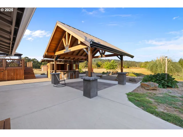 a view of outdoor space and porch
