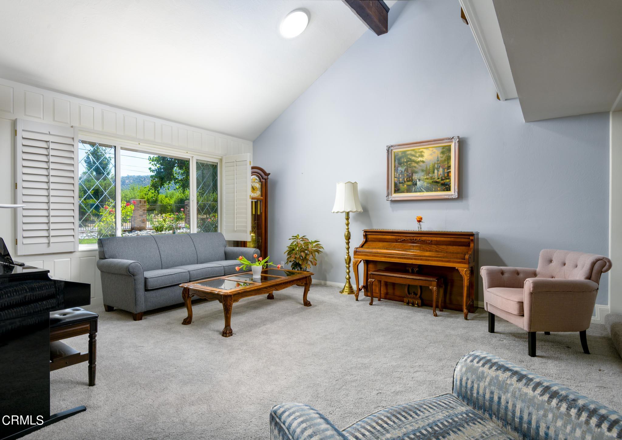 10430 Ojai Santa Paula Road Ojai, CA 93023 - Photo 8 of 25 a living room with furniture and a window