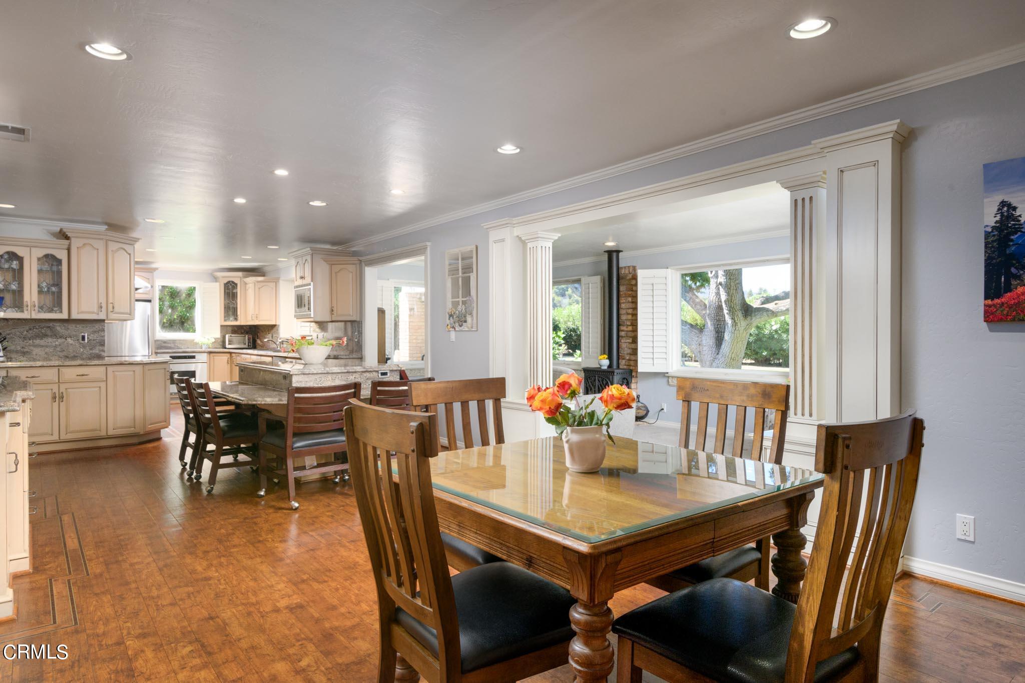 10430 Ojai Santa Paula Road Ojai, CA 93023 - Photo 25 of 25 a view of a dining room with furniture