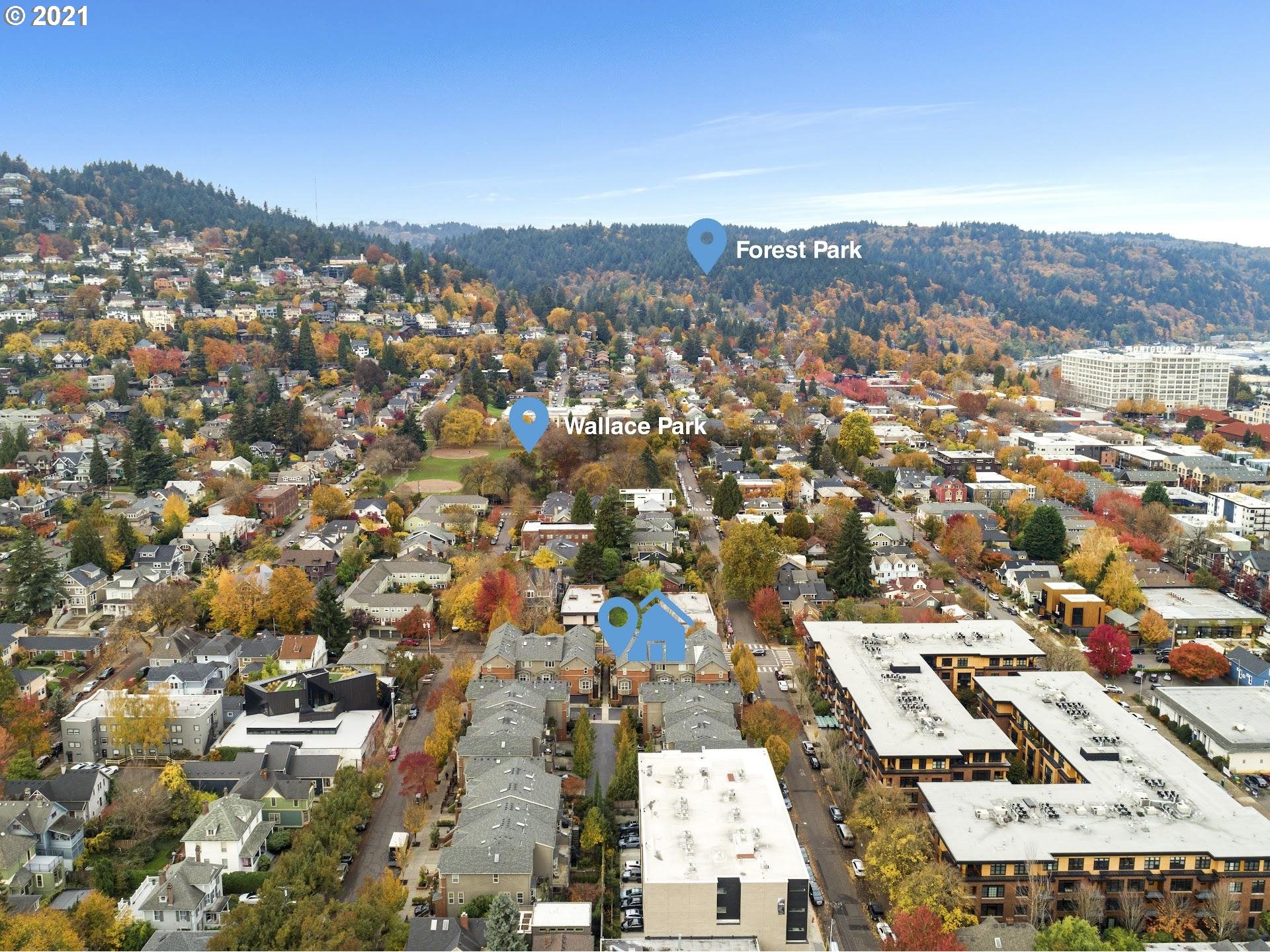 2374 Northwest Raleigh Street Portland, OR 97210 - Photo 32 of 32 an aerial view of a city